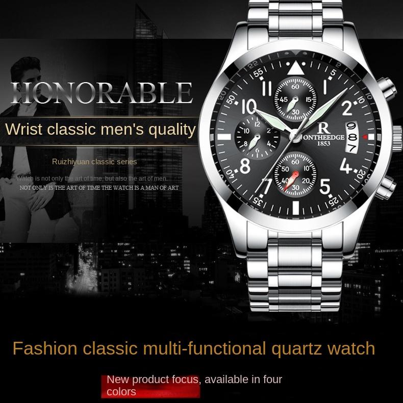 ONTHEEDGE Men's Waterproof Fashion Watch
