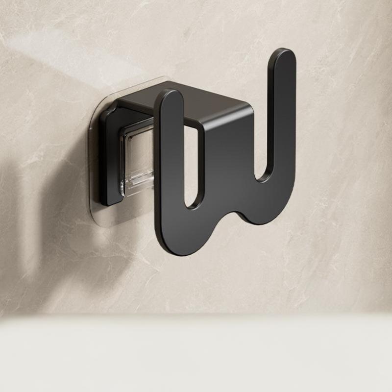 Bathroom Slippers Rack Slippers Storage Wall Mounted Shoe Storage Rack Hole-Free Storage Hook Door Slippers Rack