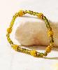 Polalita Mustard Olive Mix Stone Bracelet (Plt-Br-058_Mu)