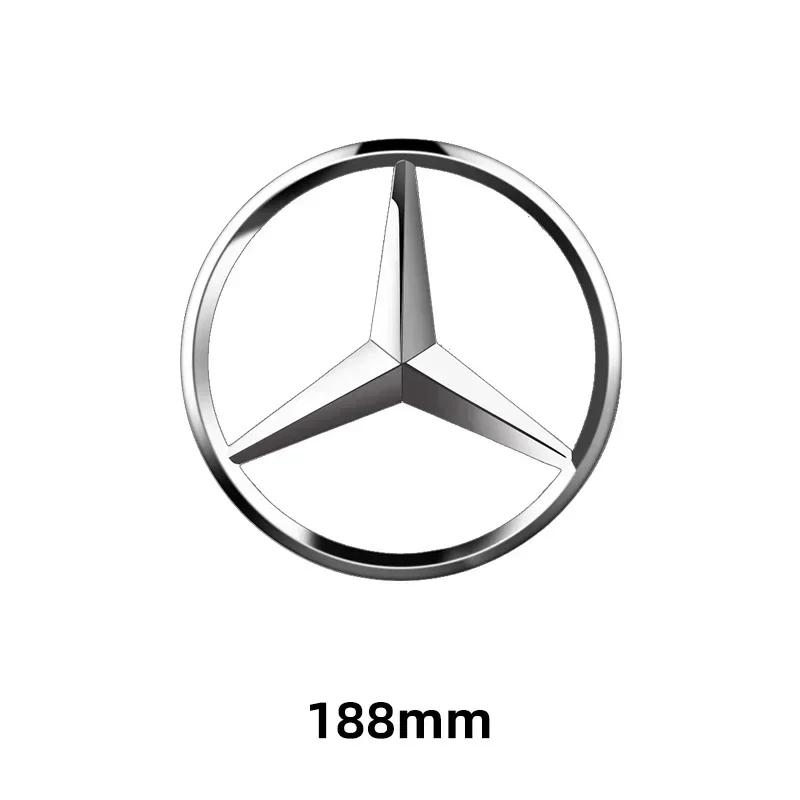 1ks 188mm 210mm ABS Auto Přední Maska Znak Nálepka Kryt Emblem Pro Mercedes Benz Třída A/B/C/E/S GLA CLA GLE GLK CLK CLS GLS GLC