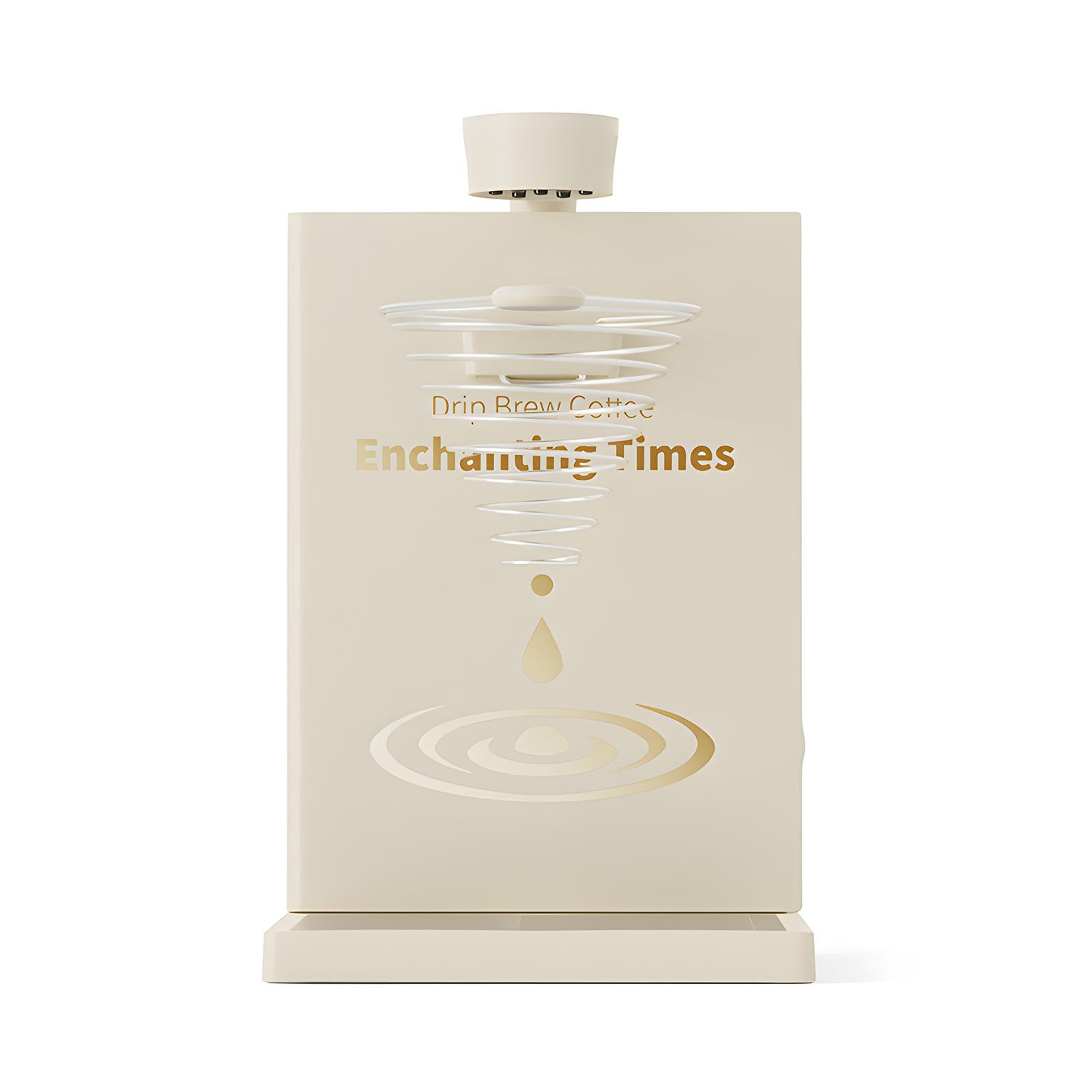 

Автоматическая/ручная капельная кофеварка объемом 300 мл и мощностью 400 Вт, съемный резервуар для воды, кофеварка в форме книги с постоянной температурой UK бежевый