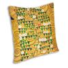 Gustav Klimt Painter Symbolism Art Cushion Cover Tree Of Life Stoclet Frieze Throw Pillow Case Square Pillowcase Home Decoration