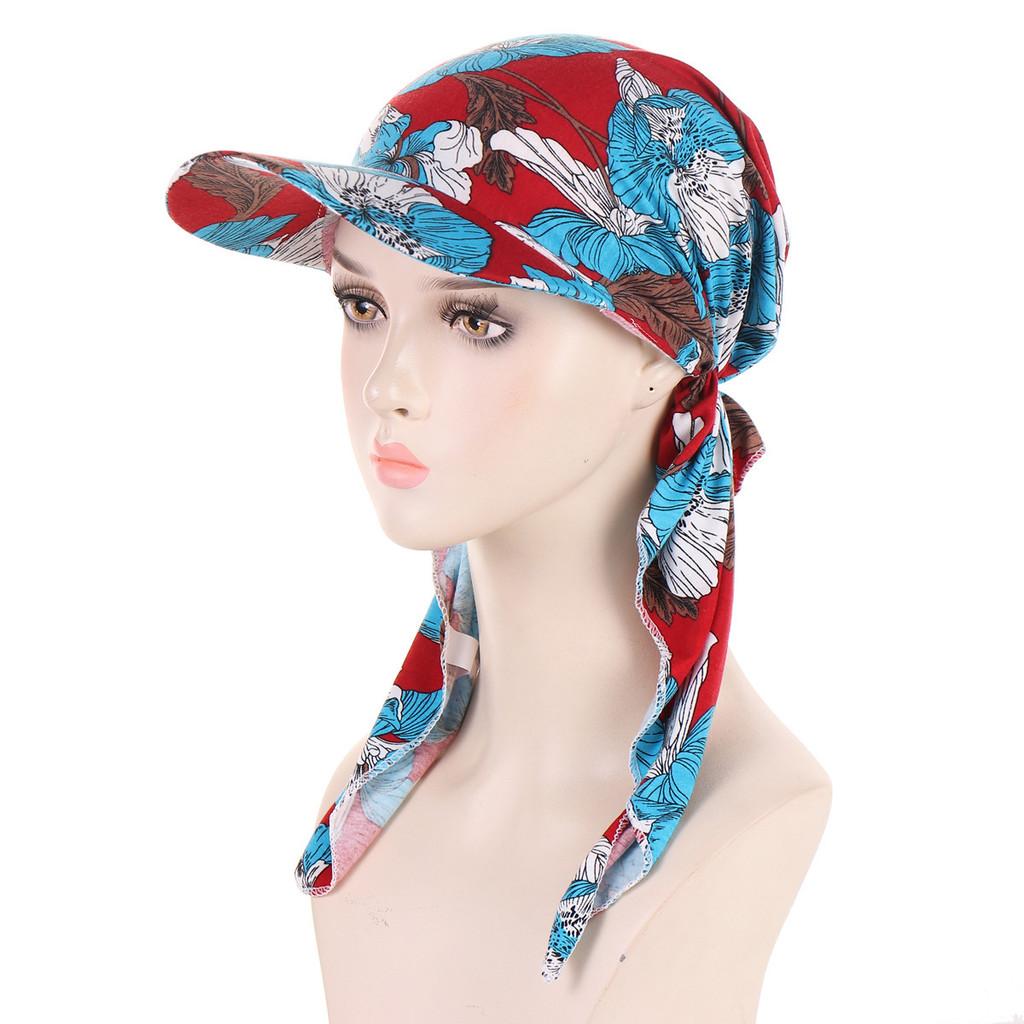 Elegant Head Wrap With Flower Motif For Daily Fashion And Outdoor Activities