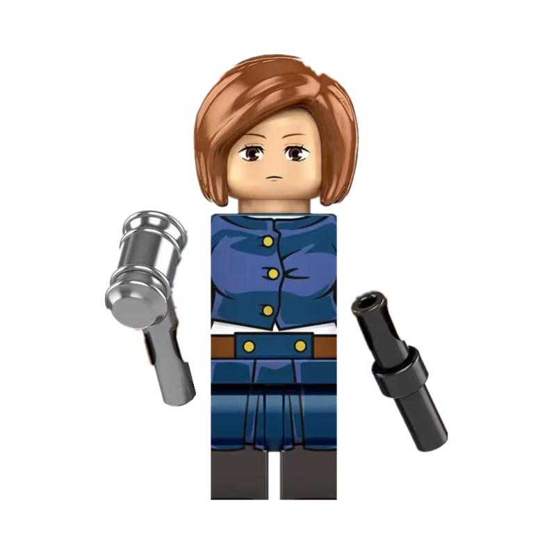 Jujutsu Kaisen Anime Cartoon Gojo Satoru Itadori Yuj Fushiguro Megumi Okkostu Yuta Building Blocks Mini Action Figures Kids Toy