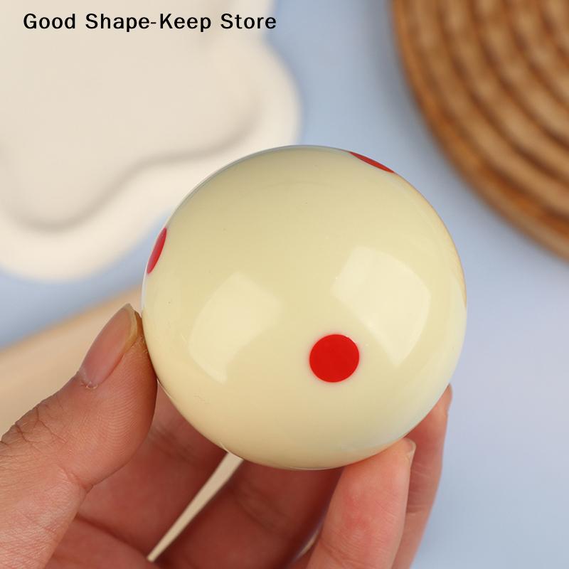 57.2mm Standard Pool Billiard Cue Ball - 6 Red Dots Snooker Practice Training Ball for Billiard Snooker