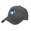 Retro Hello Pingu Baseball Cap Unisex Women Denim Snapback Hat Penguin Series Cartoon Meme Cute Funny Outdoor Running Golf Gift Hat