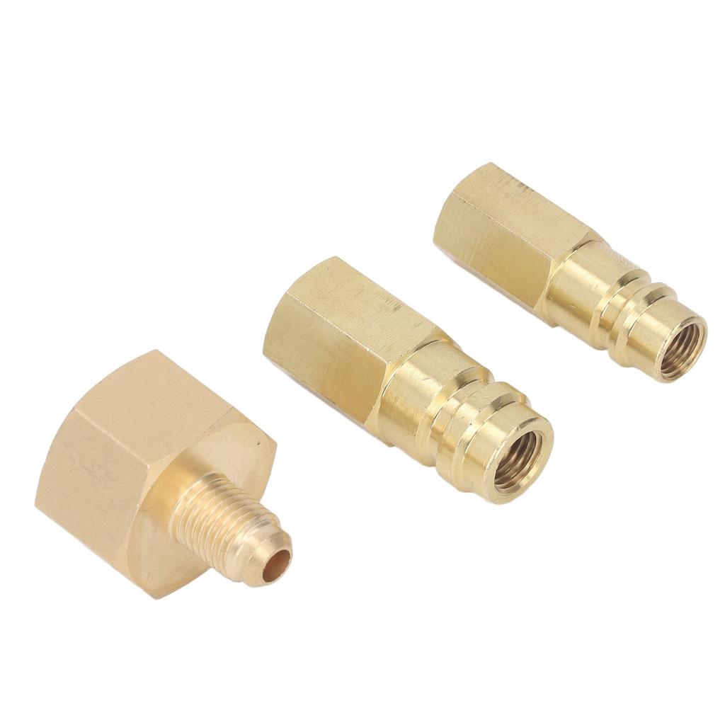 AC Conversion Adapter Parts High Low Fitting Retrofit Fitting Adapter for R134A Air Conditioner