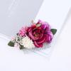 Bohemia Brides Wedding Flower Hair Comb Hairpin Bridesmaid Headdress Hair Combs Hair Accessories For Women Girls Floral Hairpins