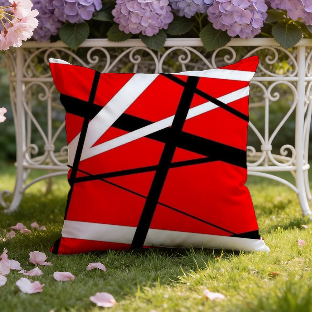 V-Van H-Halen Cushion Cover Home & Car Dual-Scene Pillow Cover: Reversible for Premium Comfort