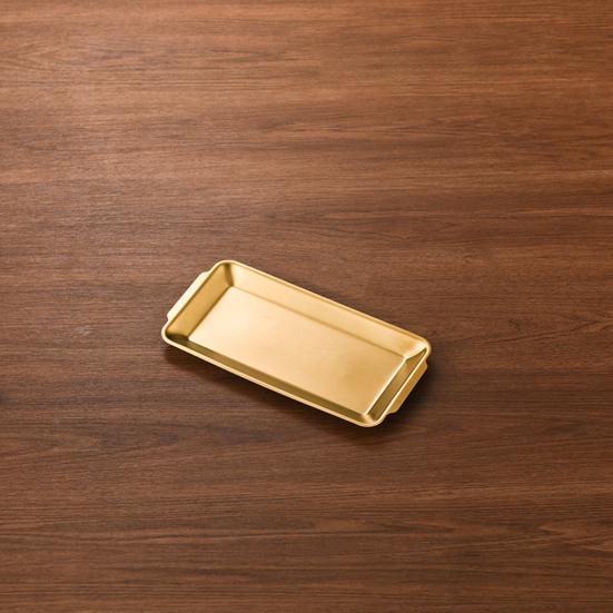 Stainless Steel BBQ Serving Tray Heavy Duty Rectangular Serving Platter with Handles Dishwasher Safe