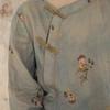 Johnature Camicie da donna con stampa floreale vintage Top Camicie a nove maniche in ramie primaverili Camicie da donna con bottoni