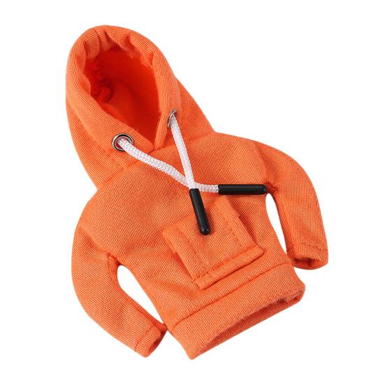 Desk Goose Hoodie Costume Adjustable Hooded Sweater for 7" Doll Mini Porch Goose Costume with Pocket Decorative Gift for Enthusiasts