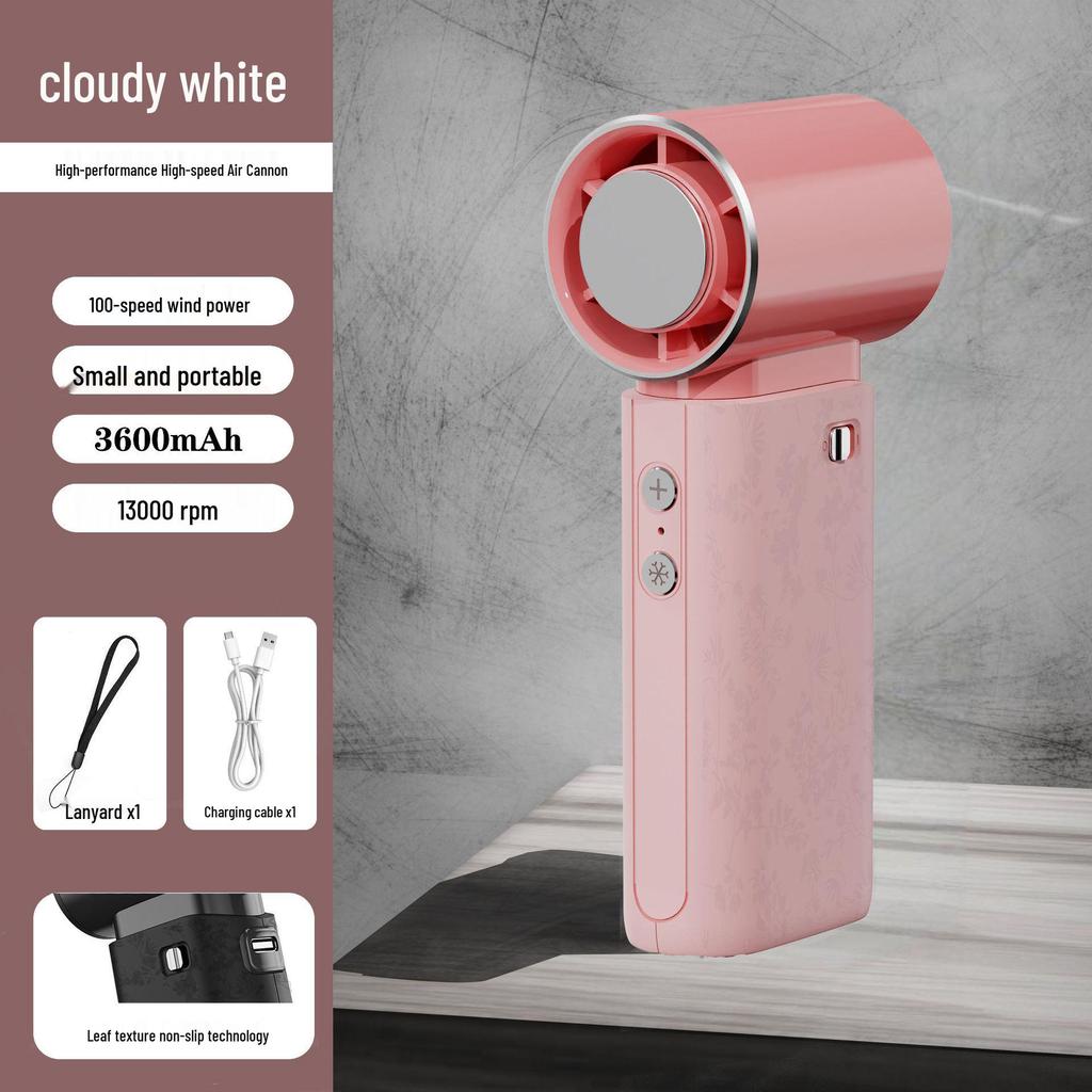 2026 Handheld USB Cooling Fan – Compact, Long Battery Life, Ideal for Travel & Outdoor Use