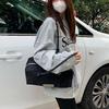 Gepolstertes Lockeres Freizeit-Sweatshirt Damen Herbst- und Winterjacke Antiker Rundhalsausschnitt Langarm Unterteil Shirt Top Mode Retro Vielseitiges Sweatshirt