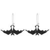 Creative Bat Earrings DIY Jewelry Simulated Animal Pendant Gothic Decor Halloween Earrings  Party