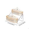 Fruit Bowl Dried Dish Multipurpose Home Decorative Organizer Serving Snack Plate for