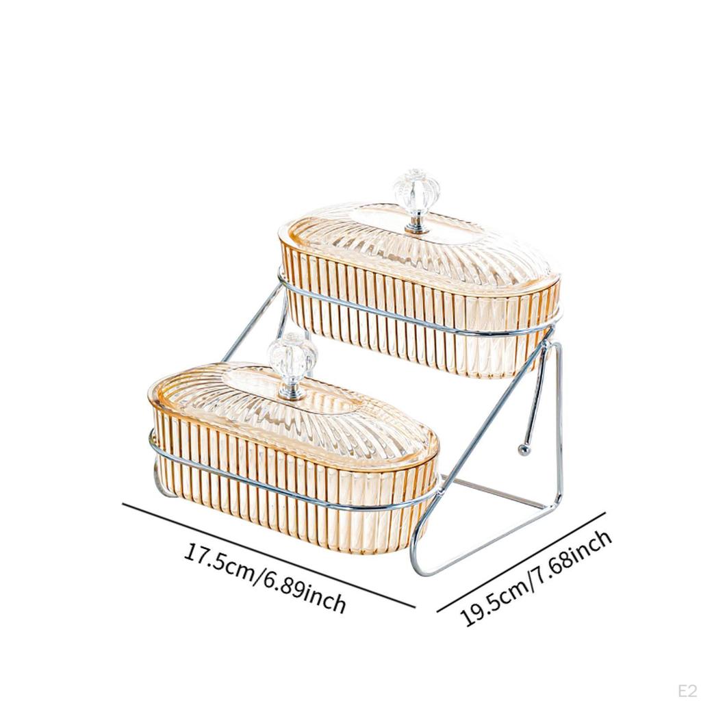 Fruit Bowl Dried Dish Multipurpose Home Decorative Organizer Serving Snack Plate for