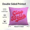 Ciao Bellas Italy Cushion Cover Decorative Pillow Sofa Home Decor Case Pillow Cases