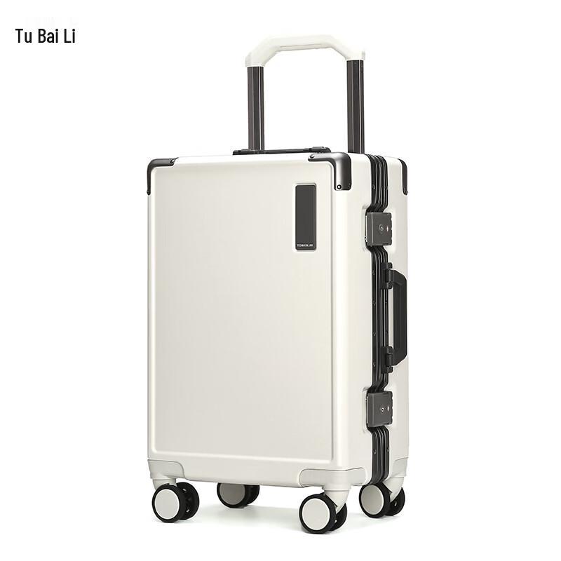 TOBERLIR Aluminum Frame Hard Shell Carry-On Suitcase 20 Inches