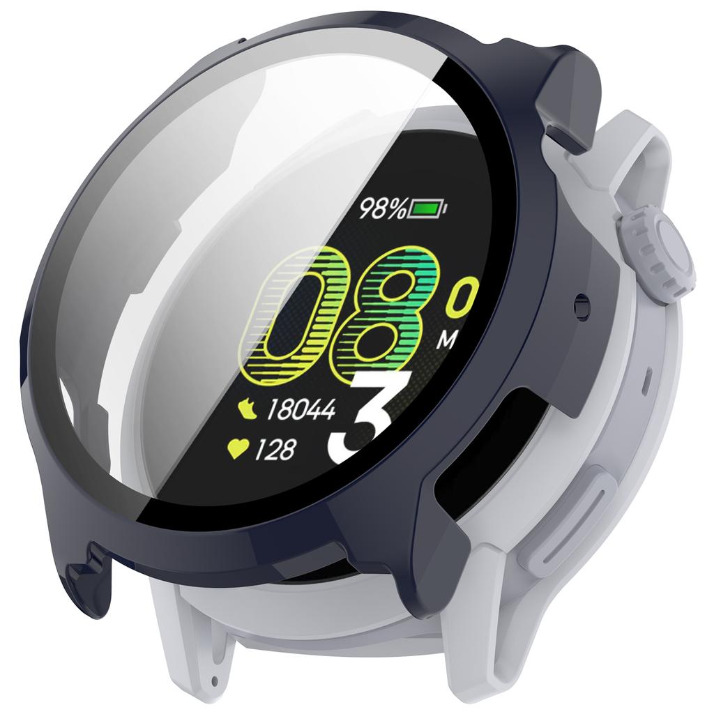 For Coros Pace 4 Case Hard PC Watch Protective Cover with Tempered Glass Film