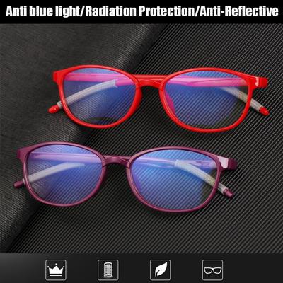 Comfortable Portable Anti-Blue Light Eyeglasses Reading Glasses Ultra Light Frame Eye Protection