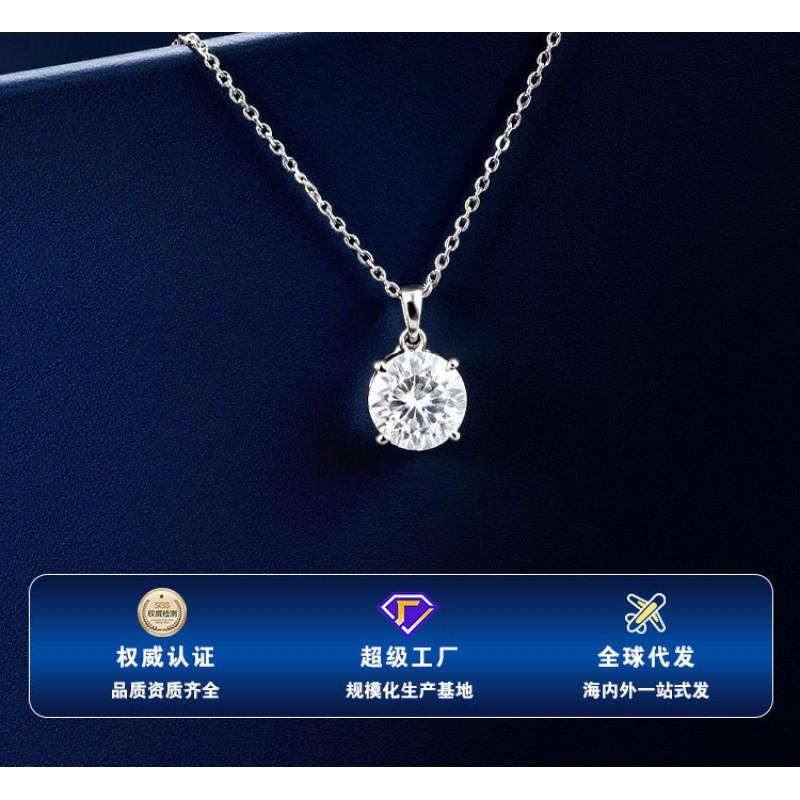 Classic 4-claw Clavicle Necklace Minimalist Versatile Luxury Pendant Women