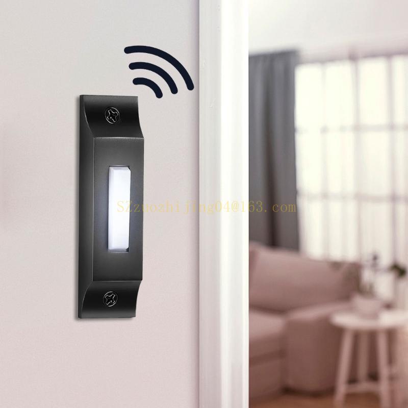 Metal Doorbell Button with LED Light & Mounting Screws Lighted Doorbell Button,with LED Multifunction Wire Metal Doorbell Button China Mainland