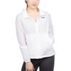 Li Ning Veste à capuche manches longues couleur unie protection solaire Femmes vestes Blanc YFDT066-1
