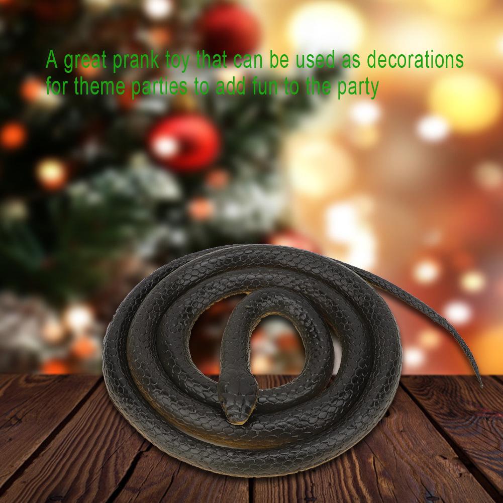 Soft Plastic Simulation Snake Model Toy Fake Snake Animal Children Funny Prank Toy