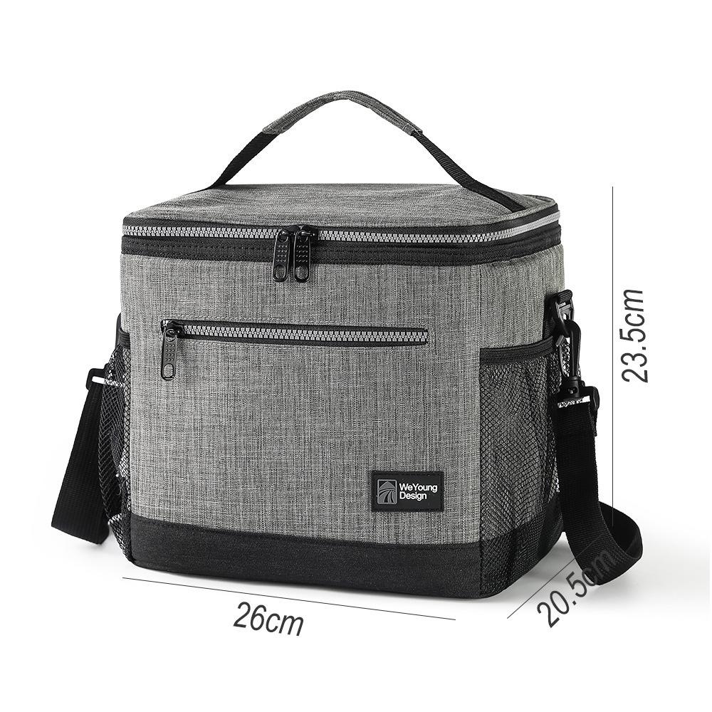Doppellagige isolierte Lunchtasche: Verdickte, Frischhaltende Bento-Tasche für Picknicks im Freien
