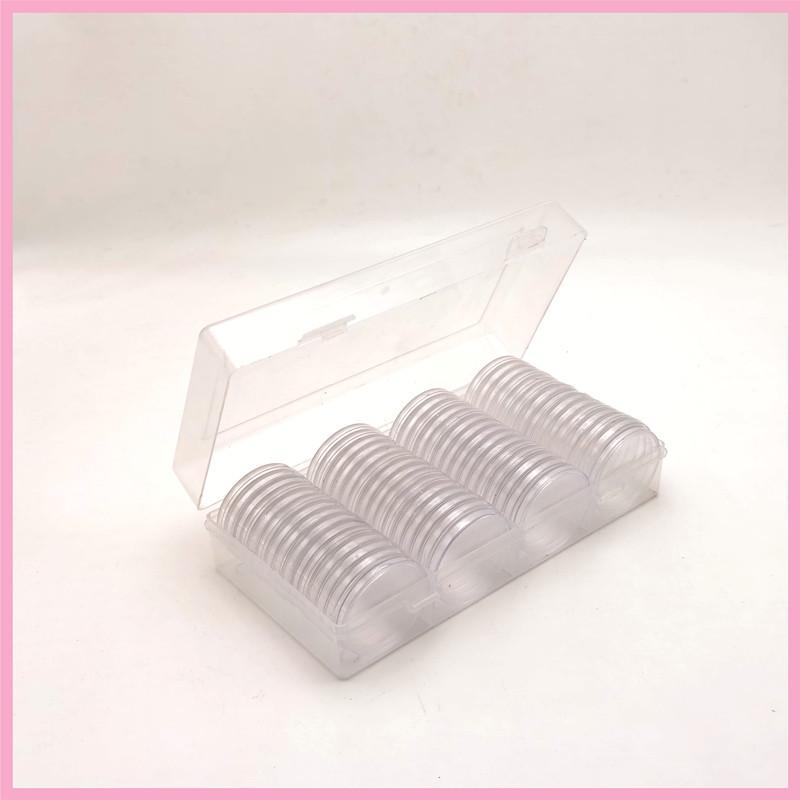 Set of 60, 41mm Round Statue of Liberty Commemorative Coin Storage Boxes