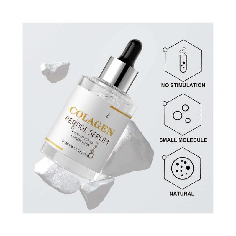 Collagens Pertide Serum Plant Peptides Antiaging Facial Serum Firming More Hydrating And Smoothing Serum 45ml
