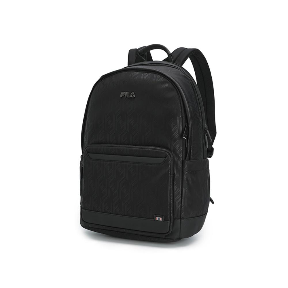 New FILA WHITE Fabric Backpack Men's Jet Black F13M543103FBK