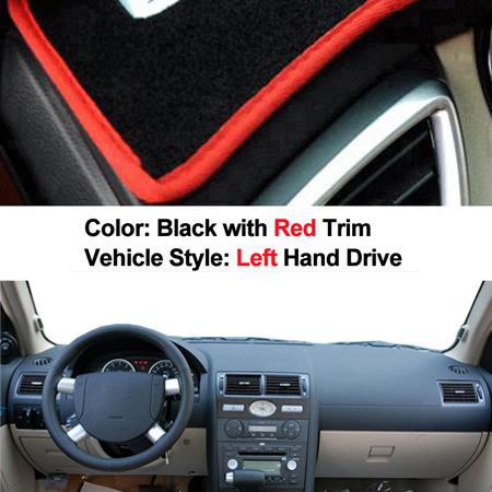 Araba Dashboard Kapak Dash Mat Halı Pelerin Ford Mondeo MK3 2000 2001 2002 2003 2004 2005 2006 LHD RHD Otomatik Güneşlik 2 Katmanlar
