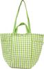 Gloria Dot & Check-in Resväska Check Grön GBG7068