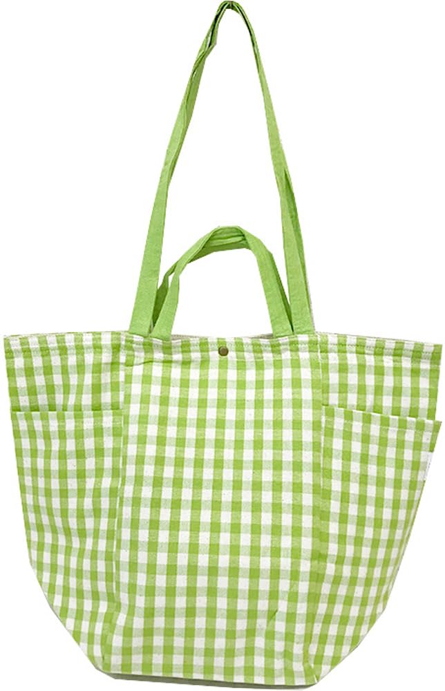 Gloria Dot Check-in Tote Bag Check Green GBG7068 5290₽