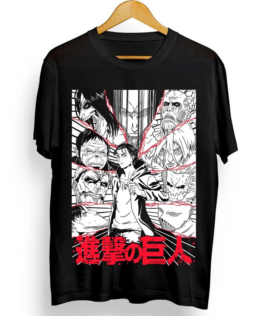 Attack on Titan T Shirt Shingeki No Kyojin Anime Summer Cotton Men Women Couple Tees Streetwear Unisex Casual Tops High Quality