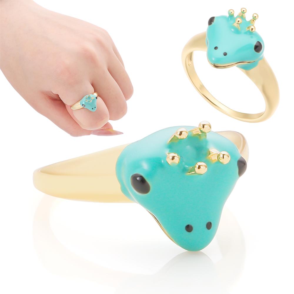 

Alloy Frog Open Rings Originality Adjustable Ring New Jewelry Accessories for Men