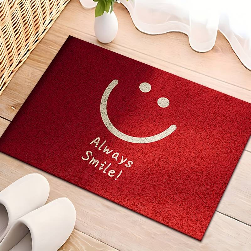 Glam "HOME" Sparkle Door Mat - Black & Shimmering Modern Floor Mat for Stylish Entryway Decor