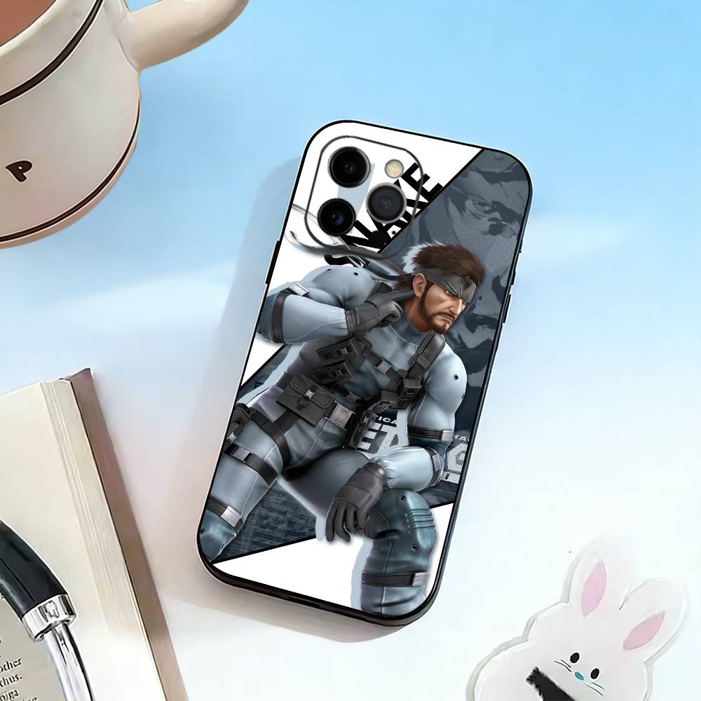 GM-Metal Gear Solid1 Phone Case For iPhone 17, 16,15,14,13,12,11 Plus,Pro Max, Others Soft Black Cover