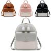 Stylish Mini Backpack For Women And Girls Pu Leather School Bag With Adjustable Straps
