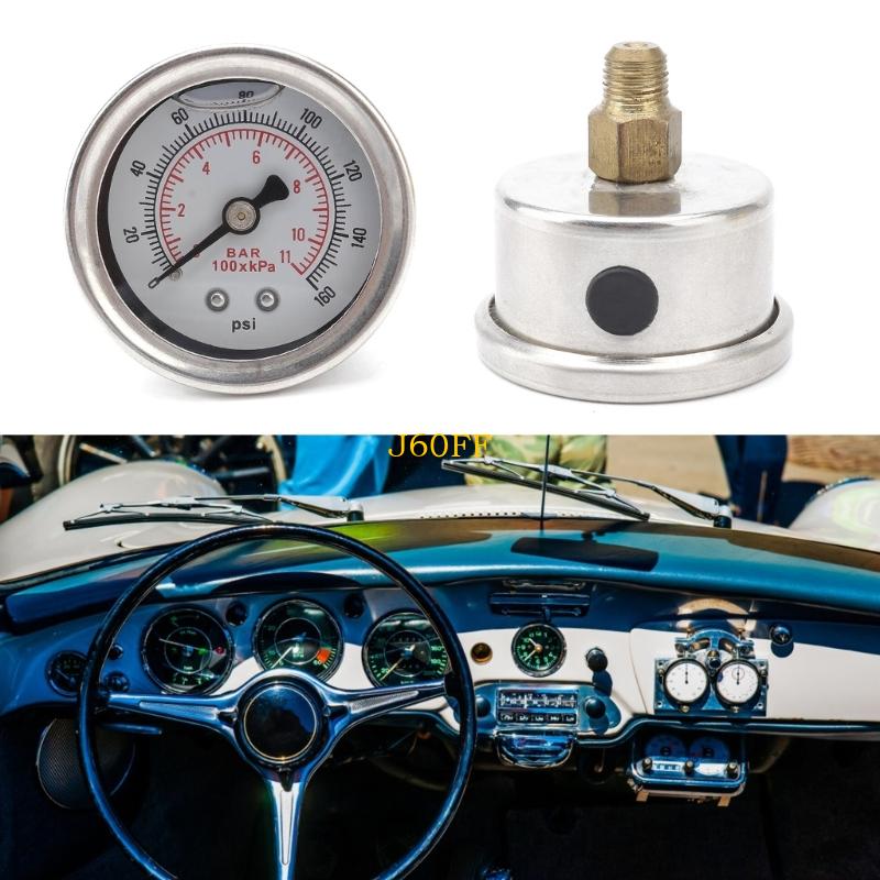 J60F Automotive Pressure Engine Monitoring Gauge 0 To 160psi 1/8 NPT Port
