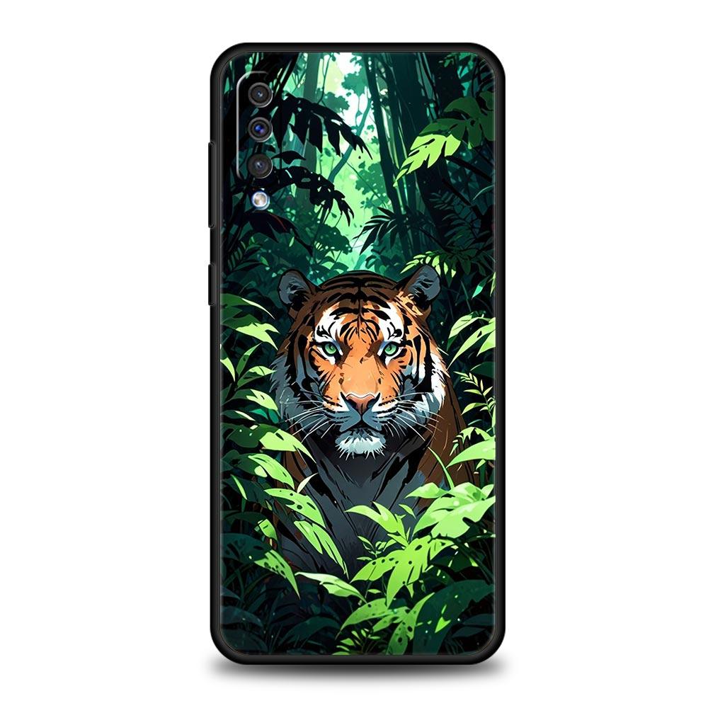Cool Animal Tiger Lion Phone Case For Samsung A56 A36 A26 A54 A52 A24 A14 A50 A72 A70 A06 A12 A22 A34 A42 A32 A04s A16 5G Cover