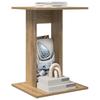 Side Table Artisan Oak 45 X 40 X 62.5 Cm Engineered Wood