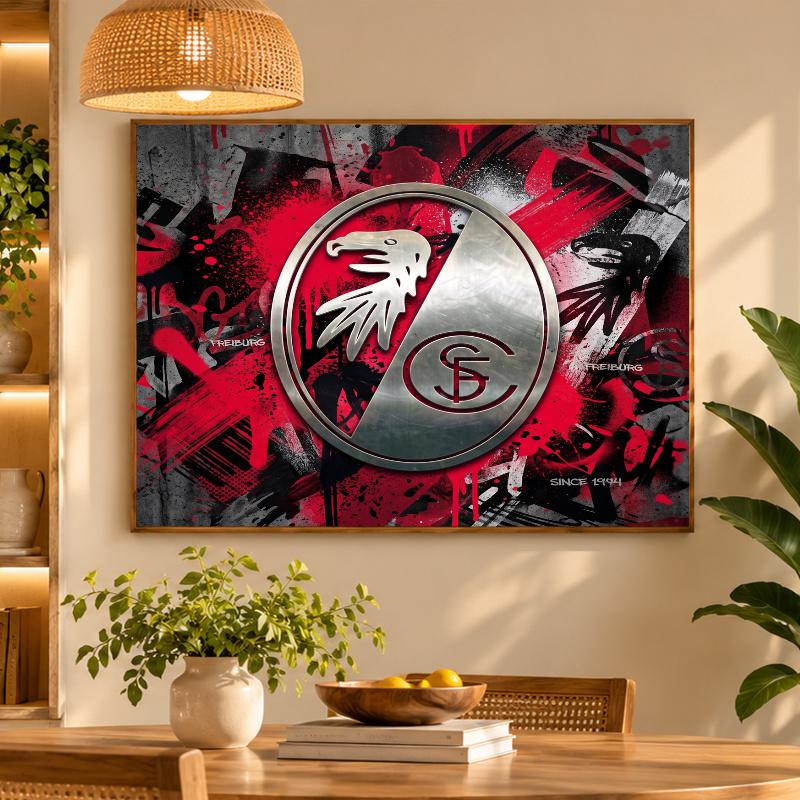 5D Diamond Painting SC Freiburg FC DIY Full Drill Diamond Art Kit Home Decoration