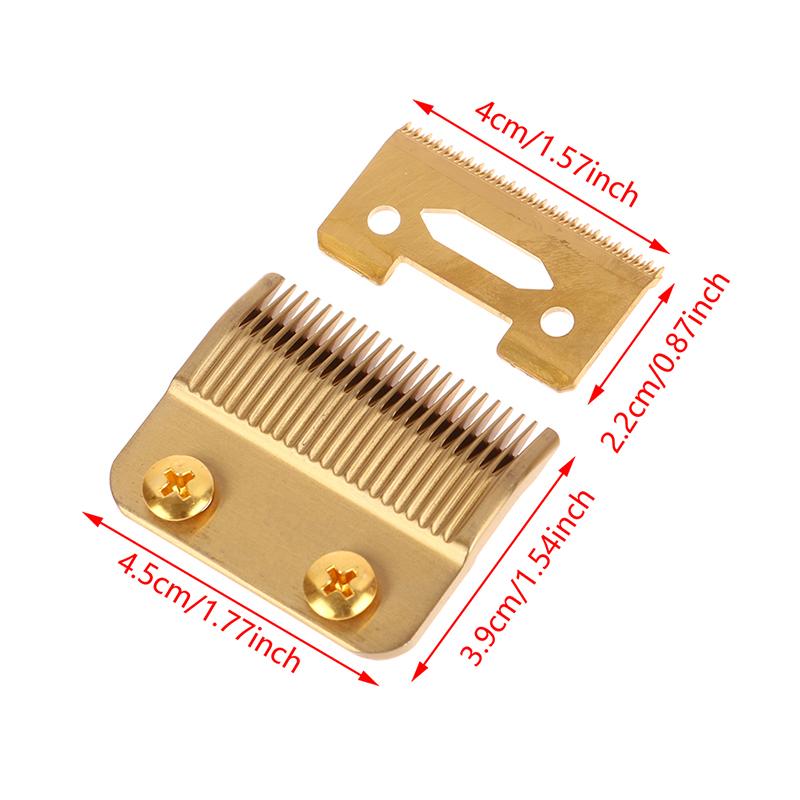 2Pcs/Set Groove Tooth Hair Trimmer Replacement Blades For Hair Clipper
