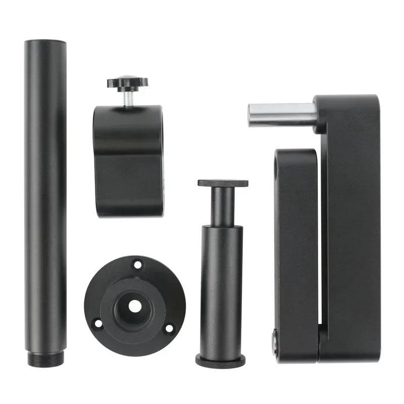 Desktop Articulating Arm Clamp Microscope Bracket 76mm 50mm Focusing Holder For Stereo Microscope Monocular Lens Video Camera