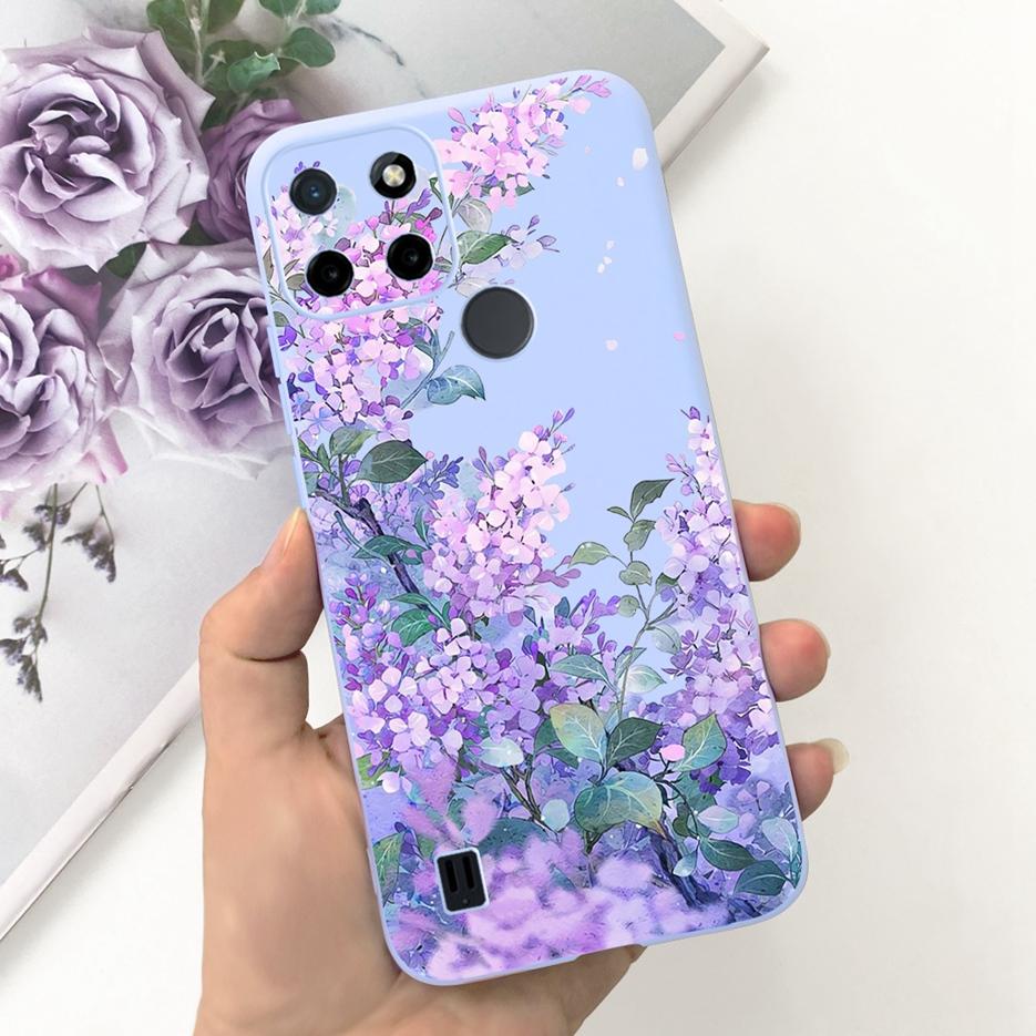 For Realme C21Y Case Realme C25Y Stylish Candy Painted Cover Soft Silicone Phone Case For Realme C21 C 21 Y C25Y RealmeC21 Shell