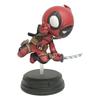 Statuette - GENTLE GIANT - Deadpool (Jumping) - Marvel Animated - Rouge - 18 cm