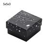 Dreamy Star Gift Bag Black Silver Jewelry Storage Box Blue Gold Ribbon Earrings Ring  Bracelet Packaging Box